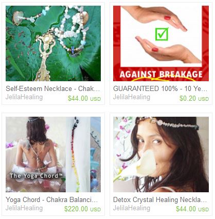 Collect all 8 Crystal Healing Necklaces for Harmony and wellbeing supporting every area of your life.  by Jelila - www.jelila.com